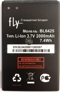 Купить Аккумулятор BL6425 для Fly FS454 Nimbus 8 (2000 mAh)