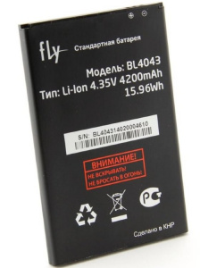 Купить Аккумулятор BL4043 для Fly IQ4501 Quad EVO Energy 4 (4200 mAh)