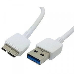 Купить Кабель USB - Micro USB 3.0 Дата-кабель для Samsung Galaxy Note 3/Galaxy Note 8 (белый)